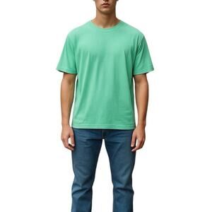 Tommy Bahama Supima Cotton Blend Short Sleeve Crewneck T-shirt Green Large